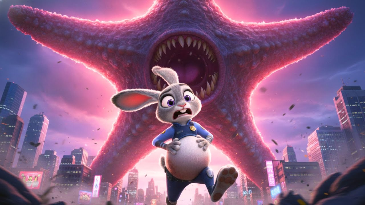 OMG Judy gets into trouble with a giant starfish | Zootopia 2