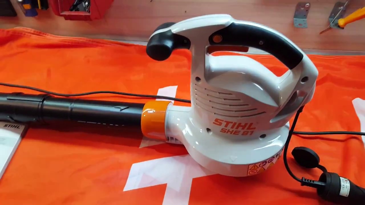 Odkurzacz ogrodowy STIHL SHE 81 / Hand held blower and vacuum unit Stihl SHE81