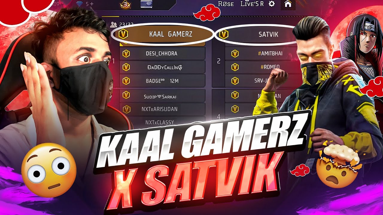 Satvik Vs 3 Streamers SHOCKED in BR-Rank😱 1v50 BIGGEST Challenge - Garena Free Fire