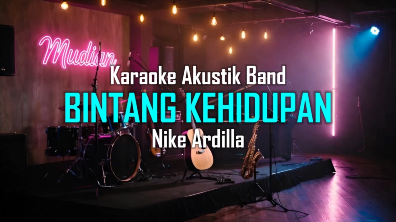 Nike Ardilla - Bintang Kehidupan (Karaoke Akustik Band)
