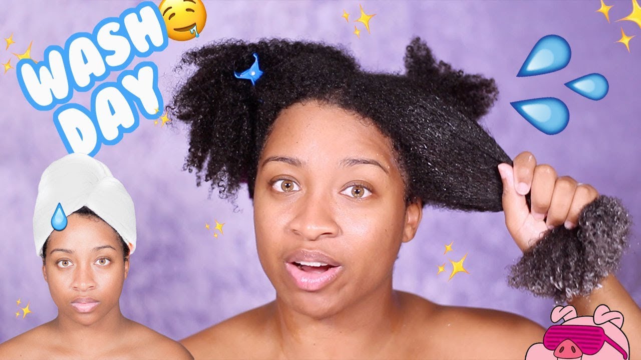 ✨ Wash Day Routine | EASY For Type 4 Naturals On The Go! ✨