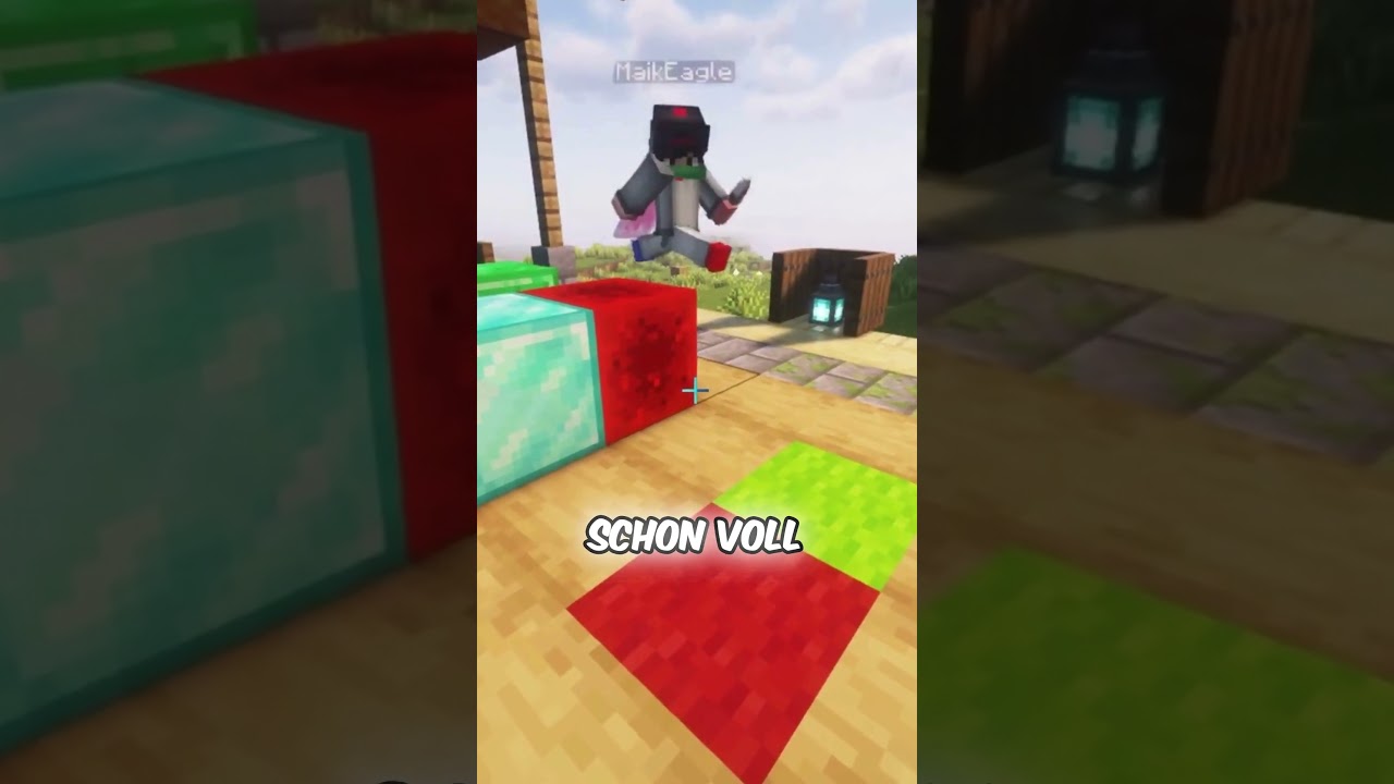 2 Dumme 1 Gedanke!... MIT @MaikEagle  #minecraft #scaredxyt #quiz #shorts #challenge