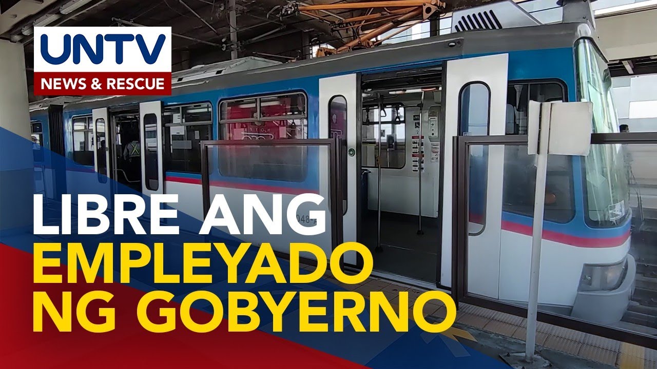 MRT-3 at LRT-2, may handog na libreng sakay sa government employees sa Sept.18-20