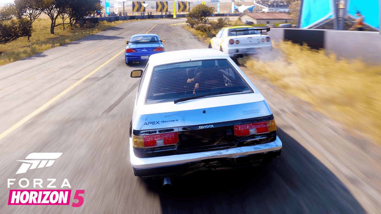 Forza Horizon 5 | Toyota Trueno A Class Online Race Gameplay | No Commentary