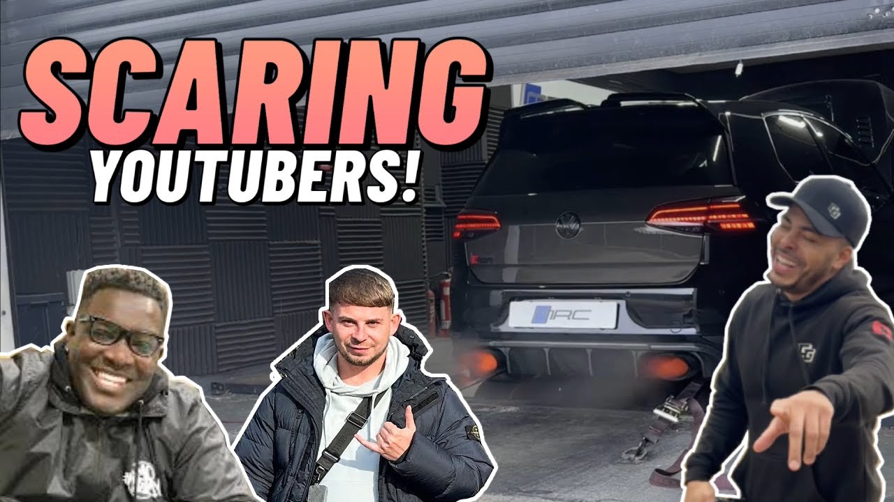 Scaring YouTubers with the 1000hp+ Golf R!