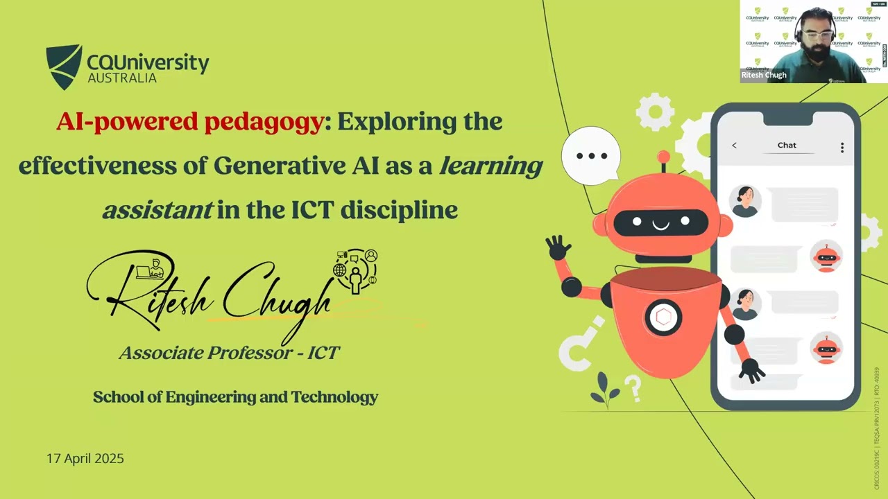 ASCILITE April 17th Webinar: AI-powered pedagogy
