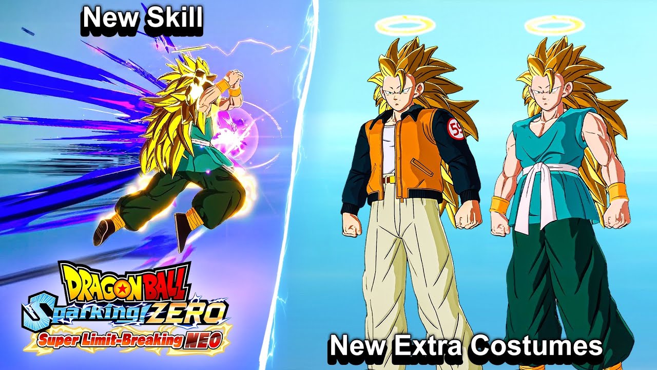 NEW DLC SSJ3 Goku COSTUMES and SECRET SKILL - DRAGON BALL: Sparking! ZERO Super Limit Breaking NEO