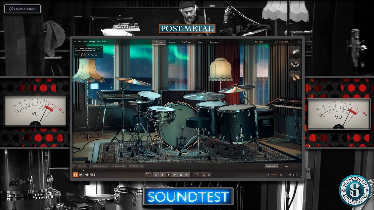 POST-METAL EZX - Toontrack - EZDRUMMER 3 ALL PRESETS