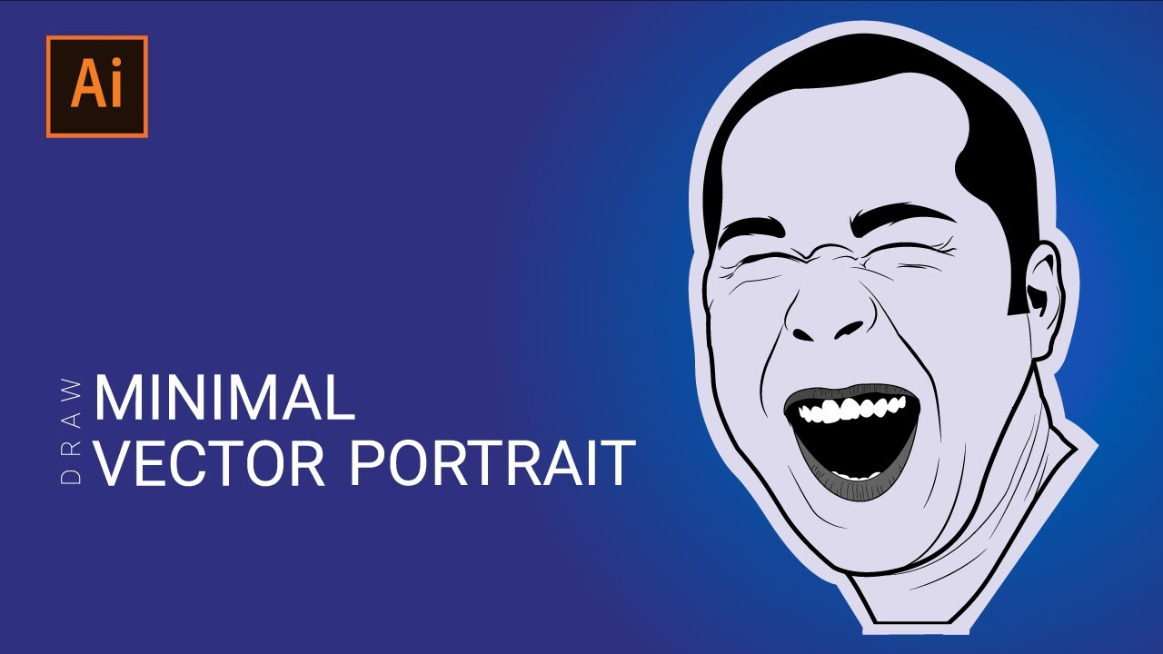 How to Cartoon Yourself | Minimal Vector Art | Adobe Illustrator