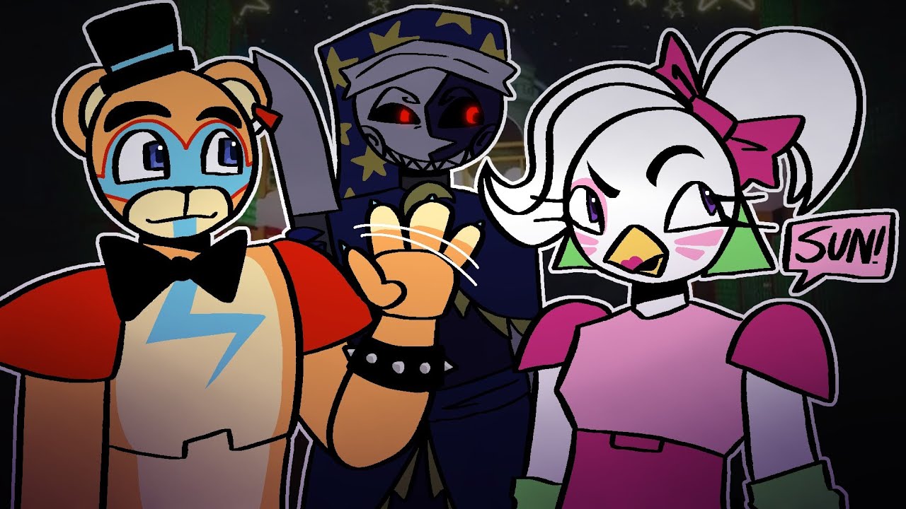 ANIMATRONIC SLEEPOVER! || Minecraft FNAF Security Breach Roleplay