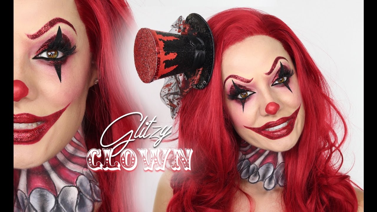 Glitzy Clown MakeUp Tutorial | Halloween | Shonagh Scott
