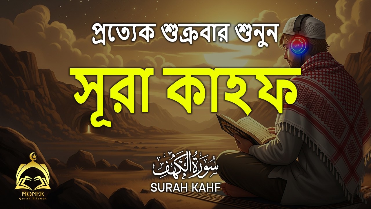 (শুক্রবারের গুরুত্বপূর্ণ আমল) মন জুয়ানো কণ্ঠে সূরা কাহফ । SURAH AL KAHF الكهف by Alaa Aqel