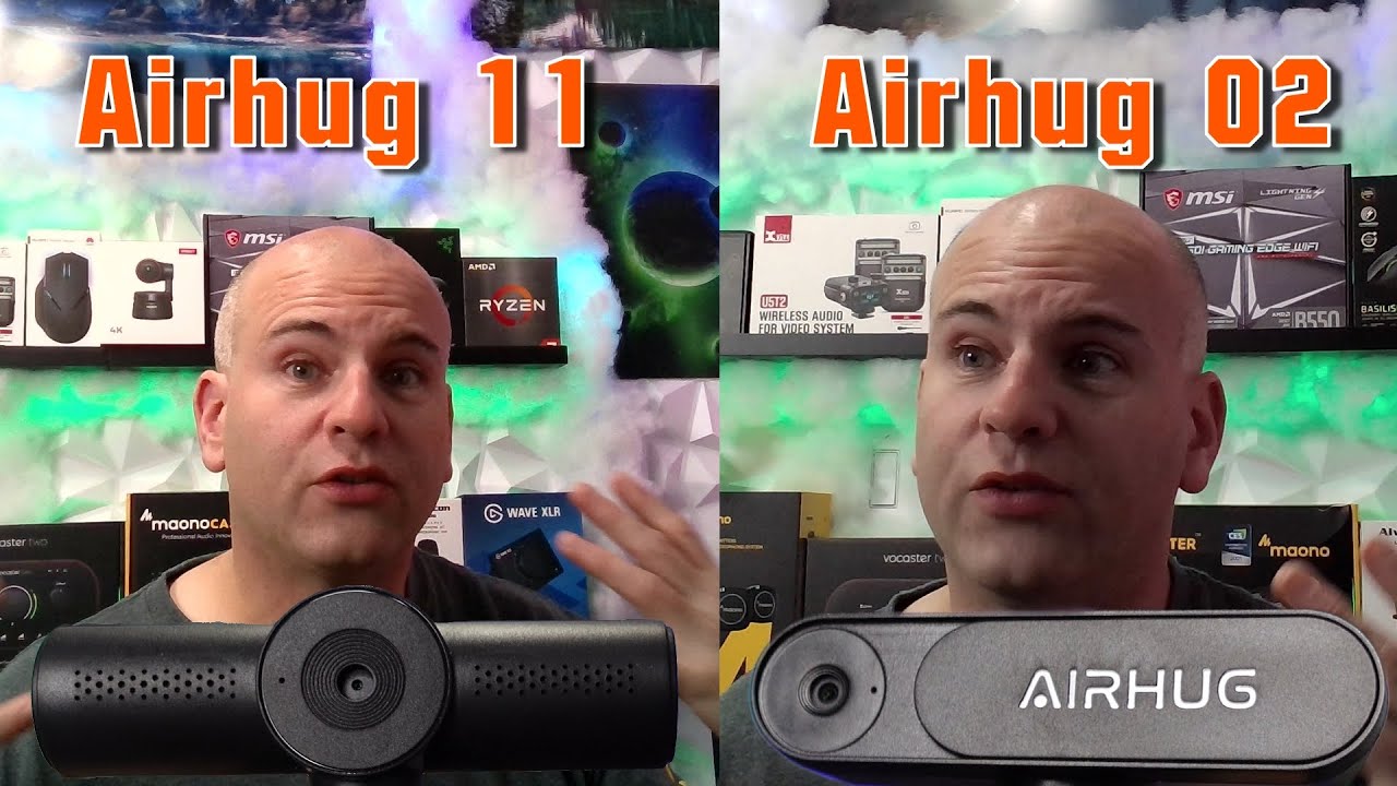 Бюджетная битва веб-камер Airhug 11 против Airhug 02