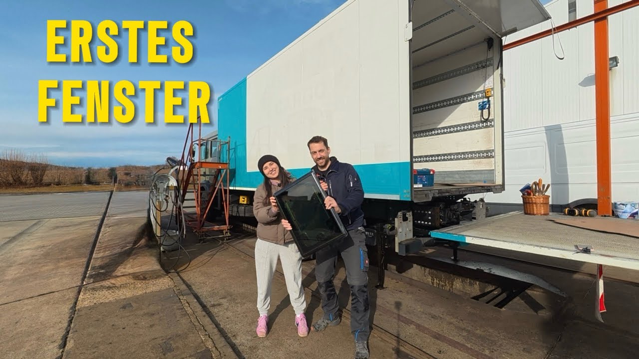 Vom LKW zum Wohnmobil #1 – Wir bauen das erste Fenster ein