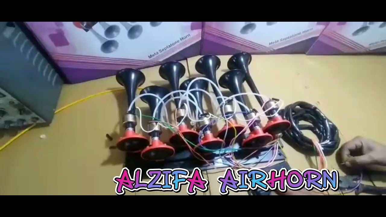 klakson 7 corong. made in india......7 corong merk promo.....