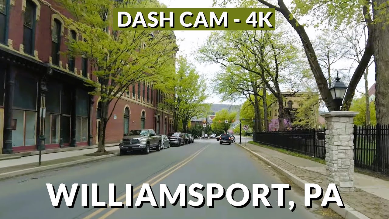 🚗  Williamsport, Pennsylvania 🚗 4K Drive