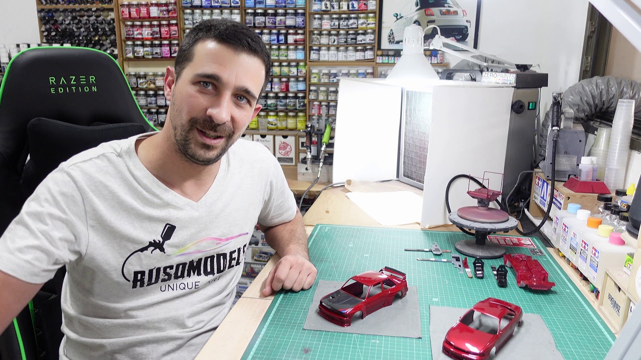 PART 5 how to use 2k clear coat by zeropaints & polishing model car