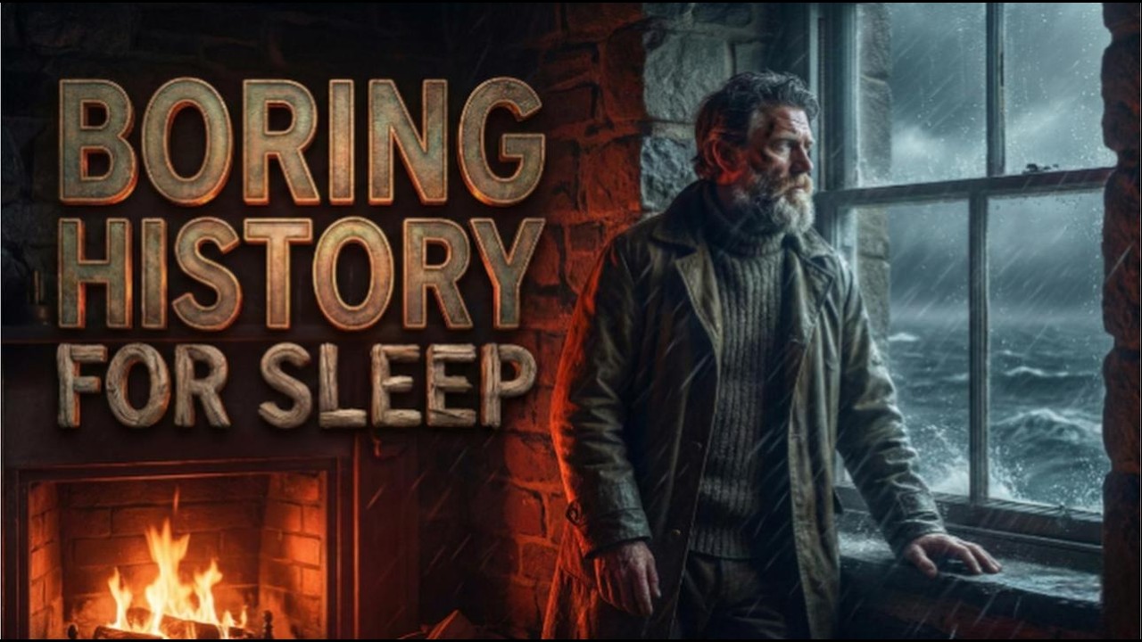 Rain & Fireplace ASMR: Guarding a Remote Scottish Lighthouse | Deep Sleep Story