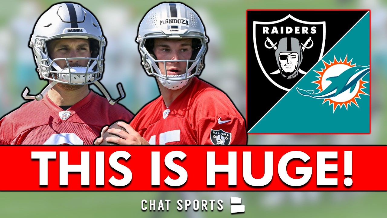 Miami Dolphins Get MAJOR UPDATE On Their NFL Week 1 Game vs. Las Vegas Raiders