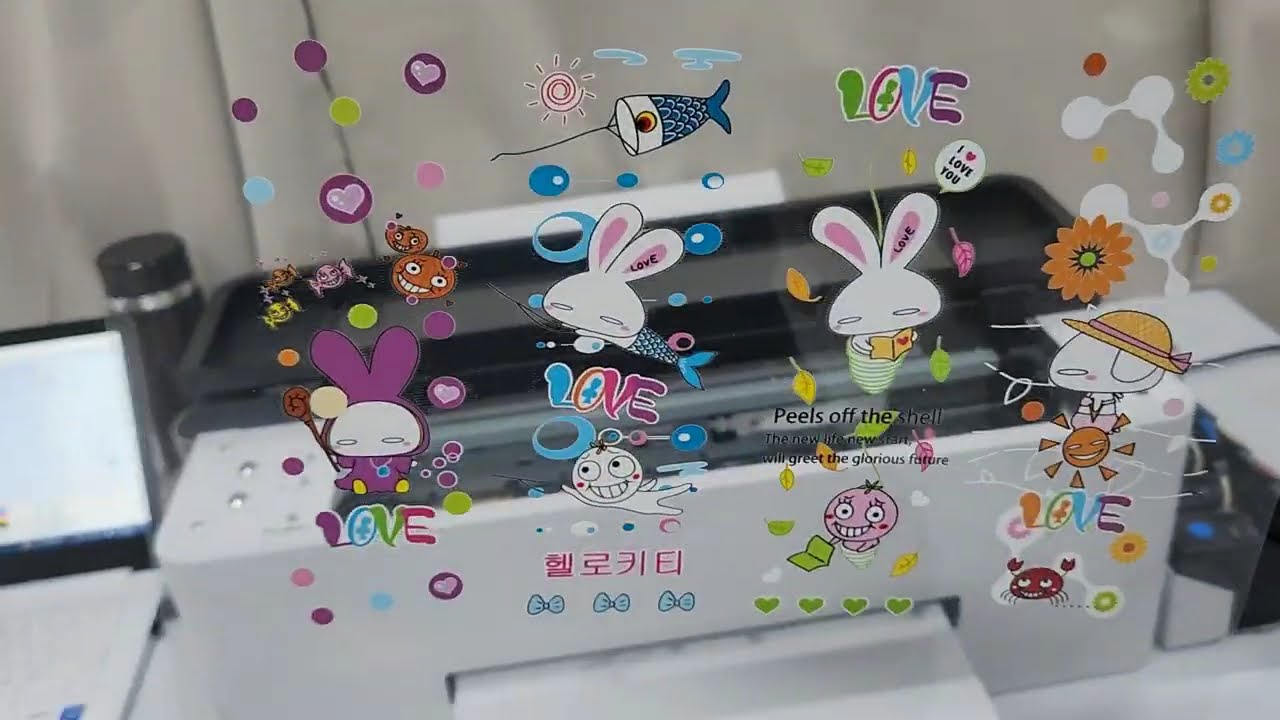 DTF printer , no cut laser transfer paper