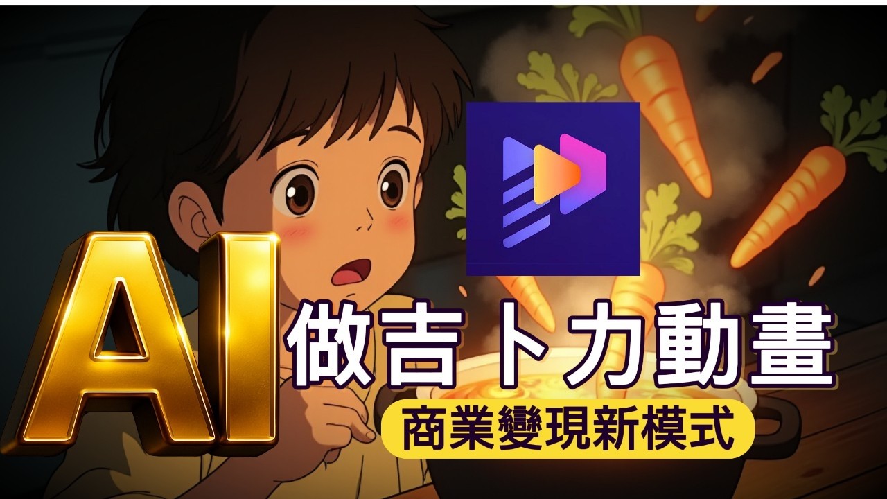 💥AI做吉卜力動畫，手把手教你用AI製作吉卜力故事動畫｜口型同步＋角色統一＋自動配音翻譯，一次打造吉卜力商業變現新模式🔥文生視頻，圖生視頻，吉卜力帶貨數位人 #Edimakor
