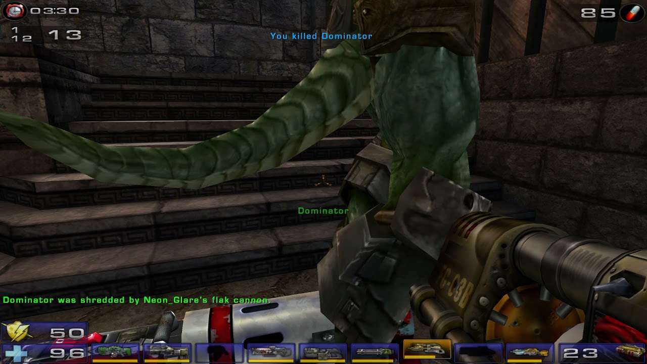 Unreal Tournament 2004 64-bit - 2 Skaarj Enemies at once
