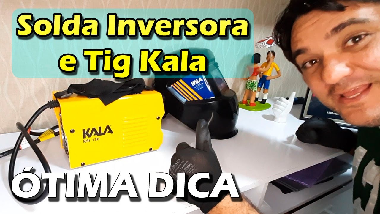 REVIEW Solda Inversora E Tig 130a Bivolt Ksi 130 Kala + Máscara