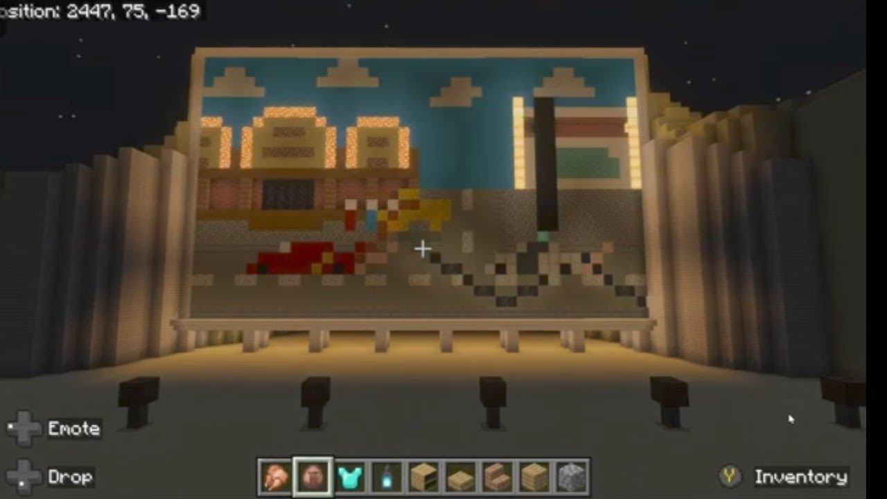 MINECRAFT RADIATOR SPRINGS WORKING CINEMA-(Drive in) with a Cars Movie in Minecraft 🎬🔥