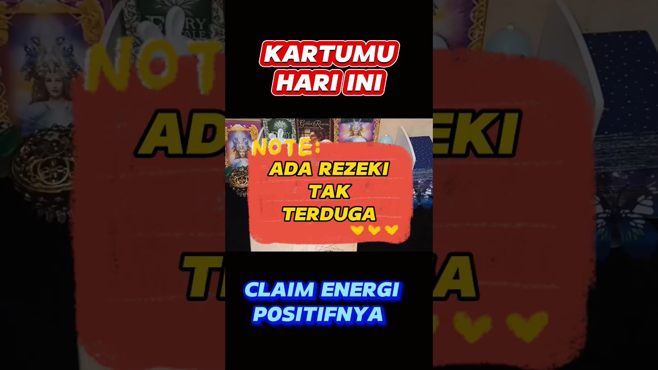 WAW Ada rejeki untukmu hari ini 🌠🥰🤩 #tarot #ramalanhariini #shorts