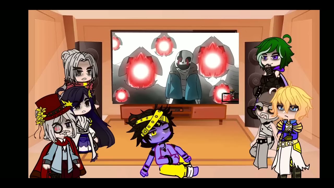 Shuumatsu no valkyri reacts to LB Sans Vs VHS Sans [ Undertale/Undertale au's]