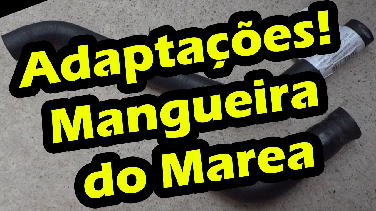 Adaptação técnica feita da forma correta! Mangueira de água do Marea.