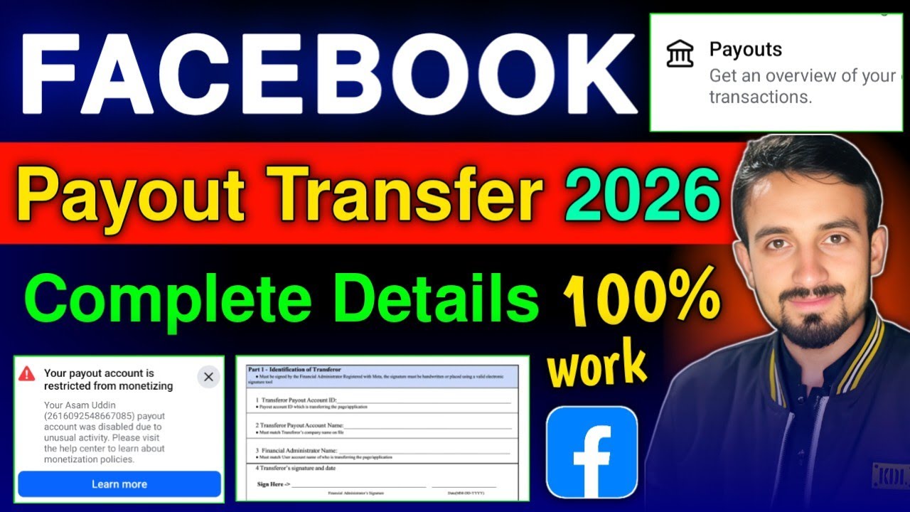 How to Transfer Facebook Payout Account | Facebook Earnings Source Transfer to another Payout
