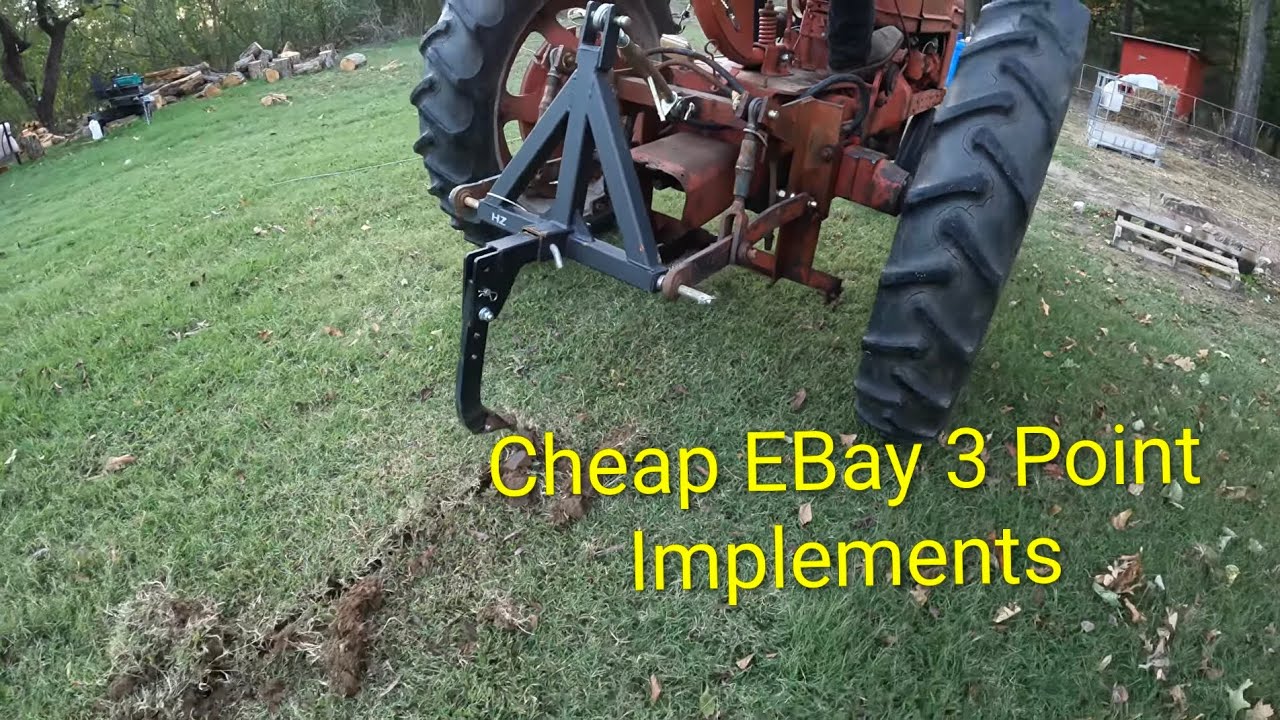 Тестирование навесного оборудования eBay с помощью старинных тракторов
