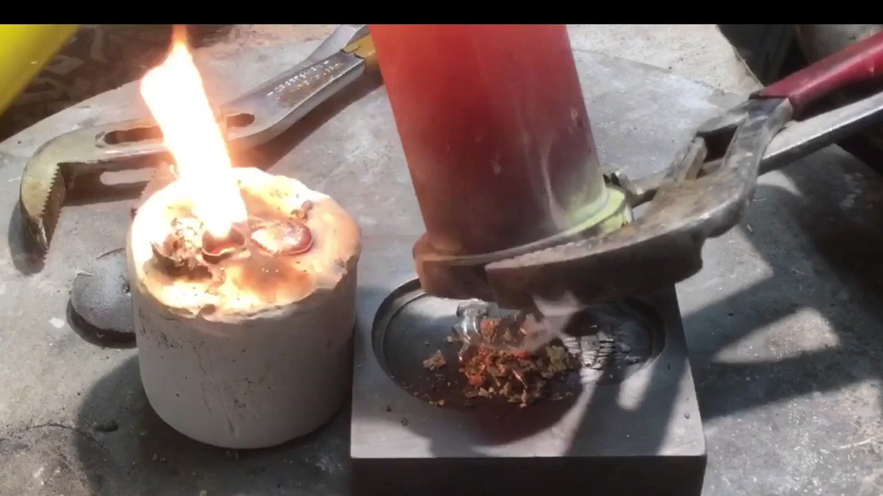 Casting a brass Skull in plaster