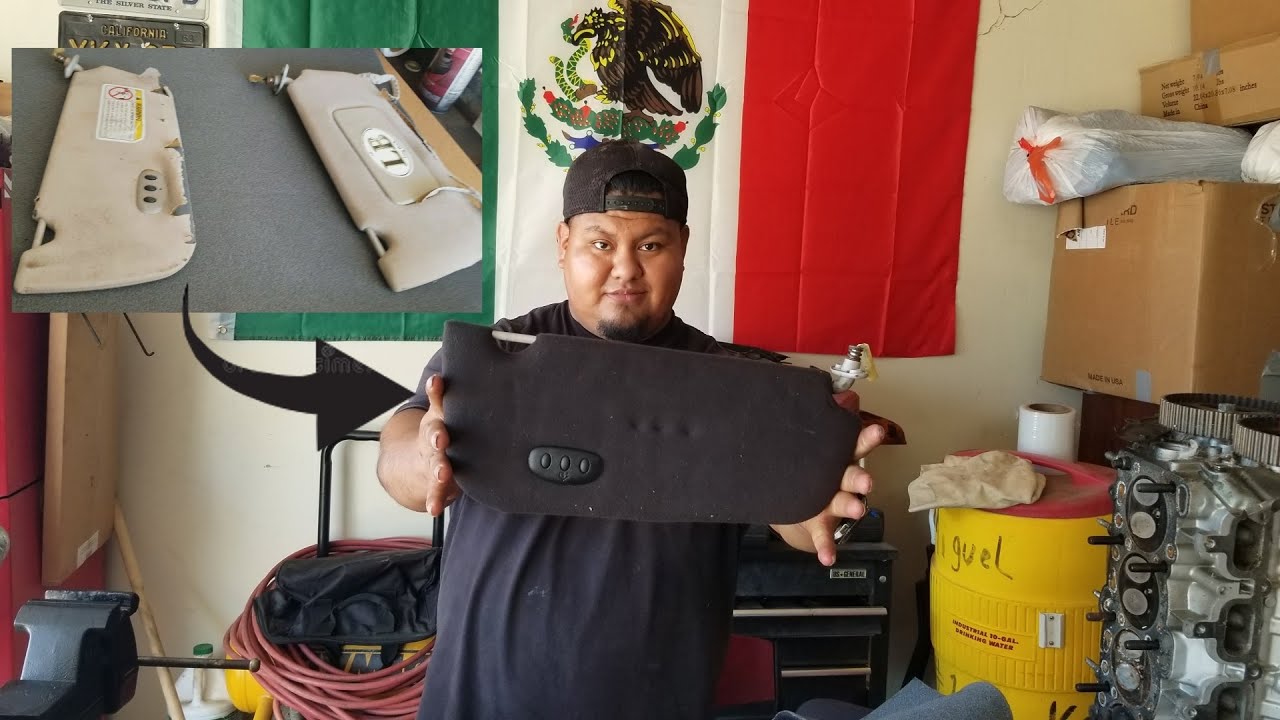 How To Reupholster Your Sun Visor On a 2g Eclipse