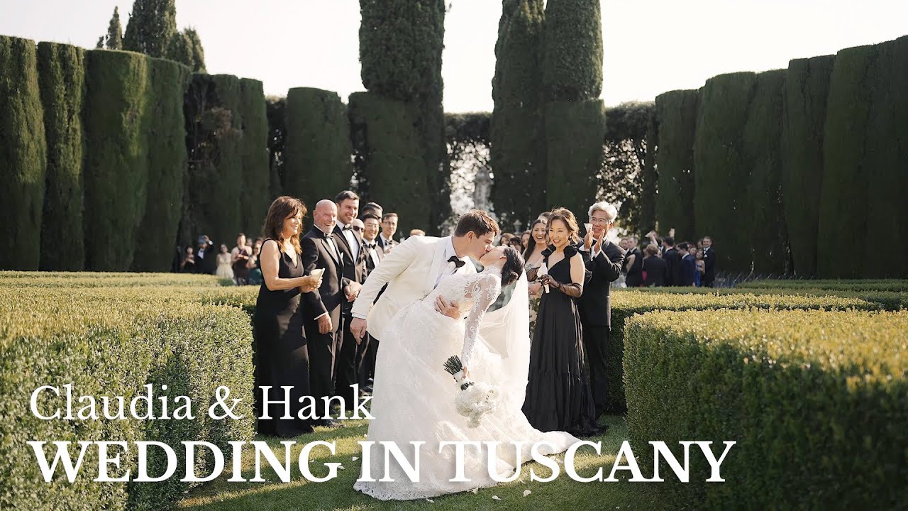 Tuscany Wedding of Claudia & Hank at La Foce