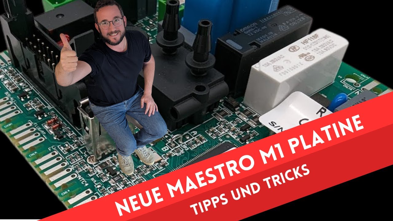 Neue MCZ Maestro M1 Platine einbauen.
