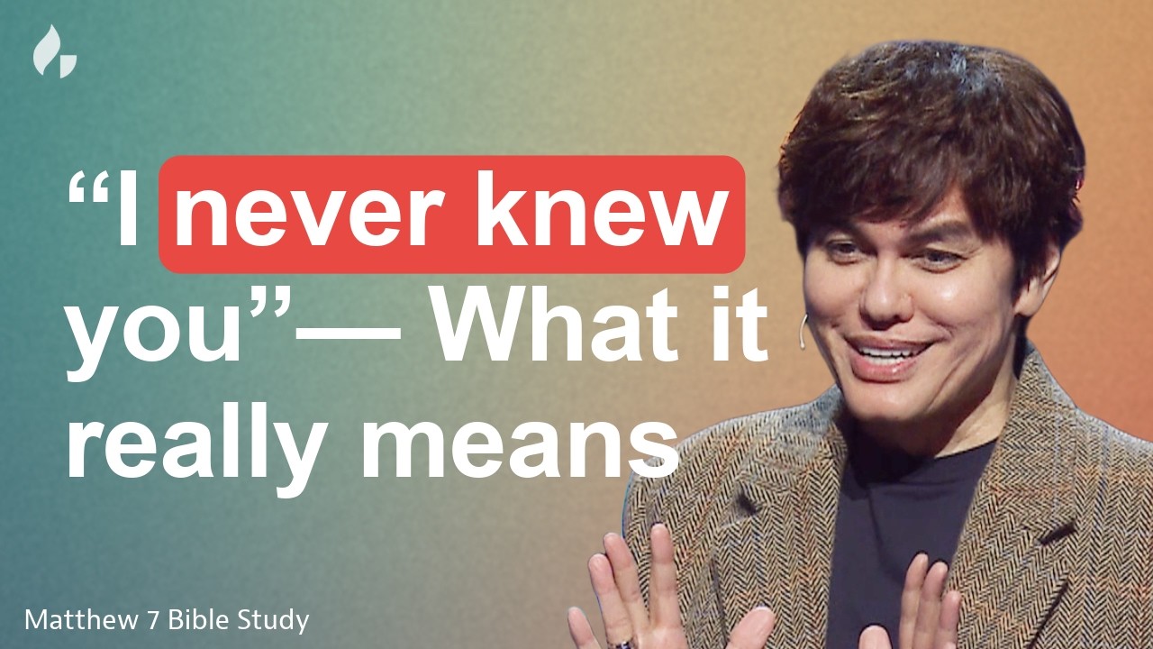 The Most Terrifying Thing Jesus Said (That We Misunderstand) | Matthew 7 Explained | Joseph Prince