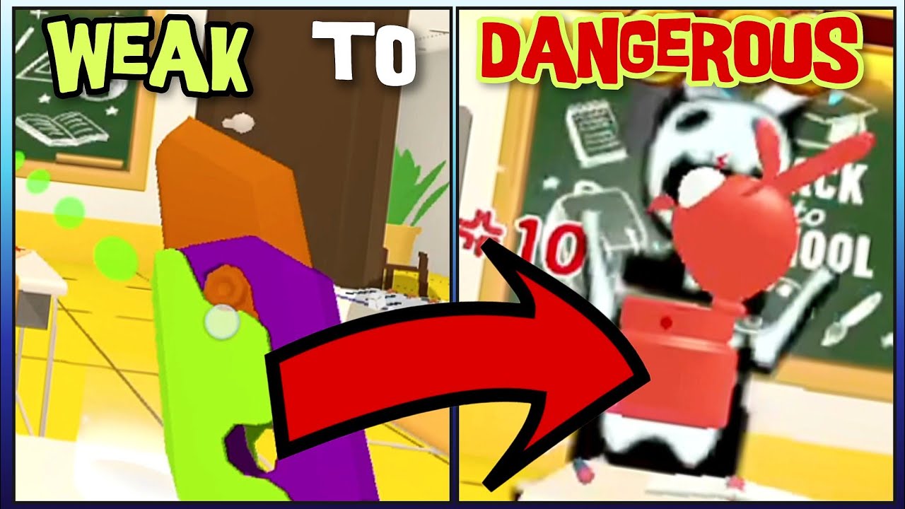 List Weakest to Strongest weapon in Bad Student School Prank 