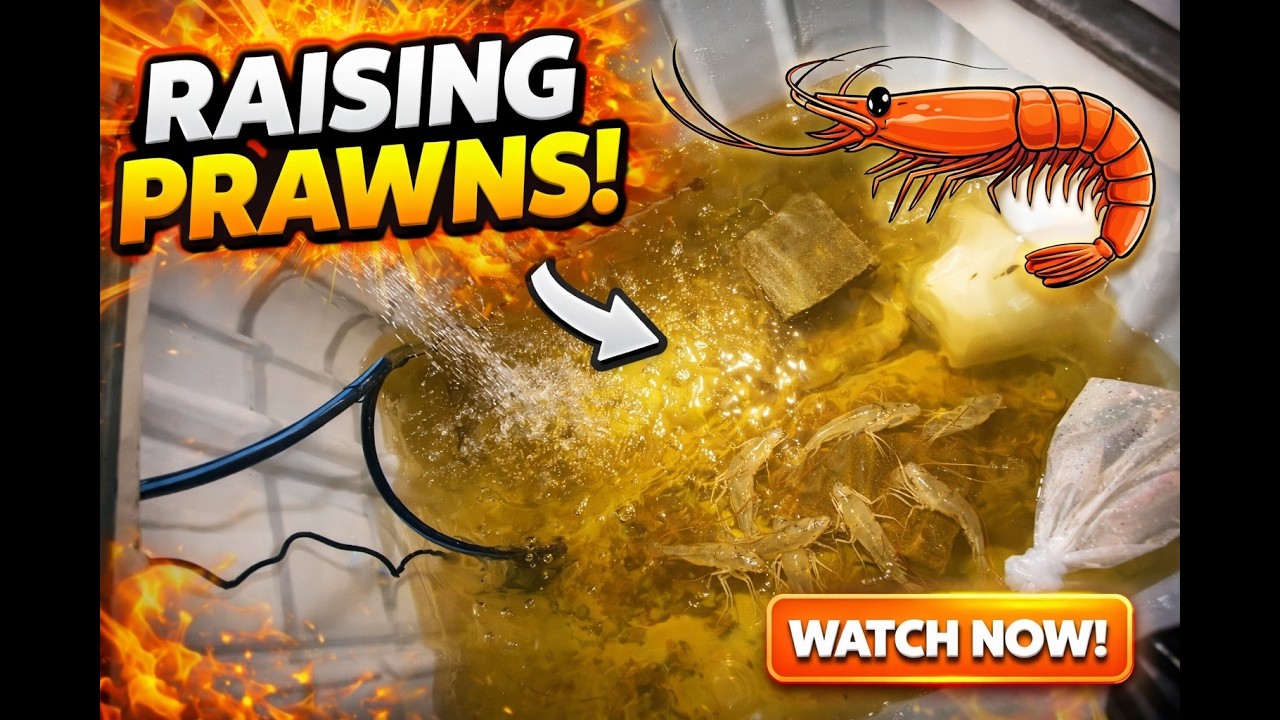 We Built a Freshwater Prawn Tank, Big Fish Plans Next