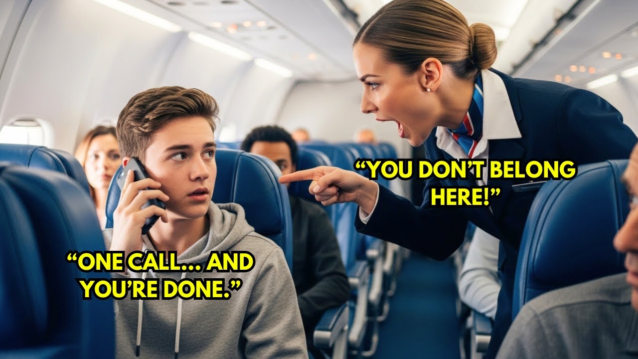 Flight Attendant Shouts At A Little Boy — He Makes One Call, And The Entire Fleet Grounds