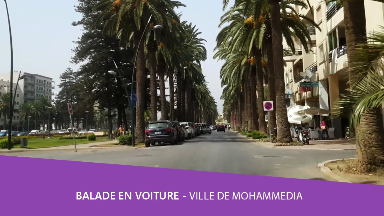 Balade en voiture 🚘 ville de Mohammedia #1 - Maroc