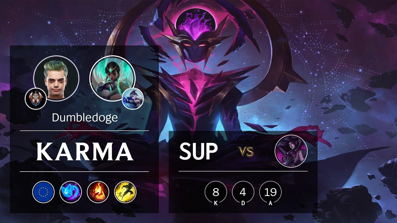 Karma Support vs Morgana - EUW Challenger Patch 9.20