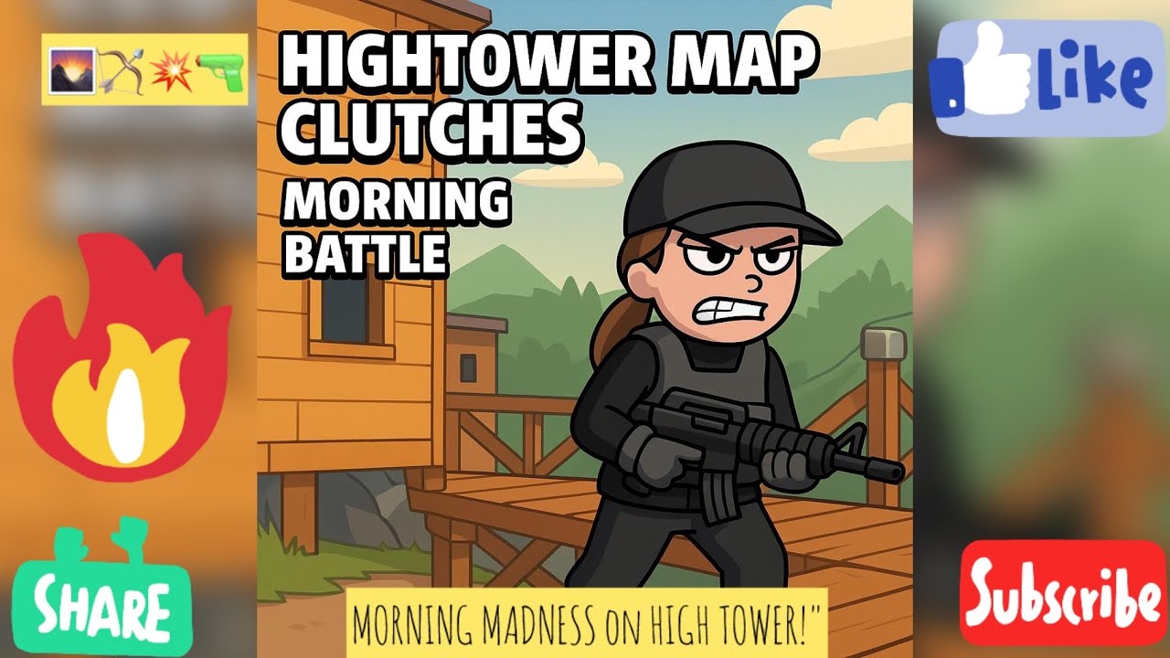 “High Tower Morning Clutches | Epic 1vX Moments in Mini Militia!