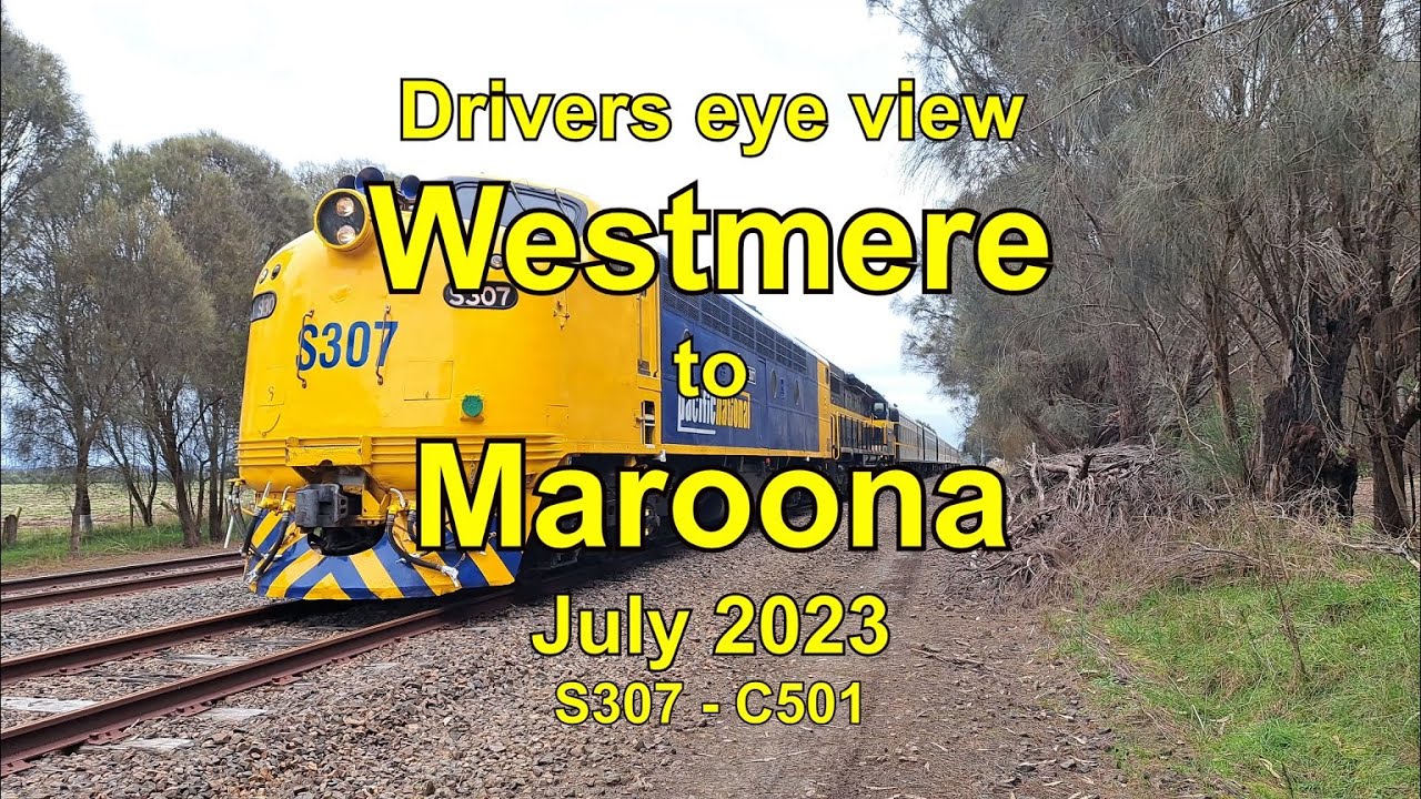 Drivers eye view, Westmere to Maroona