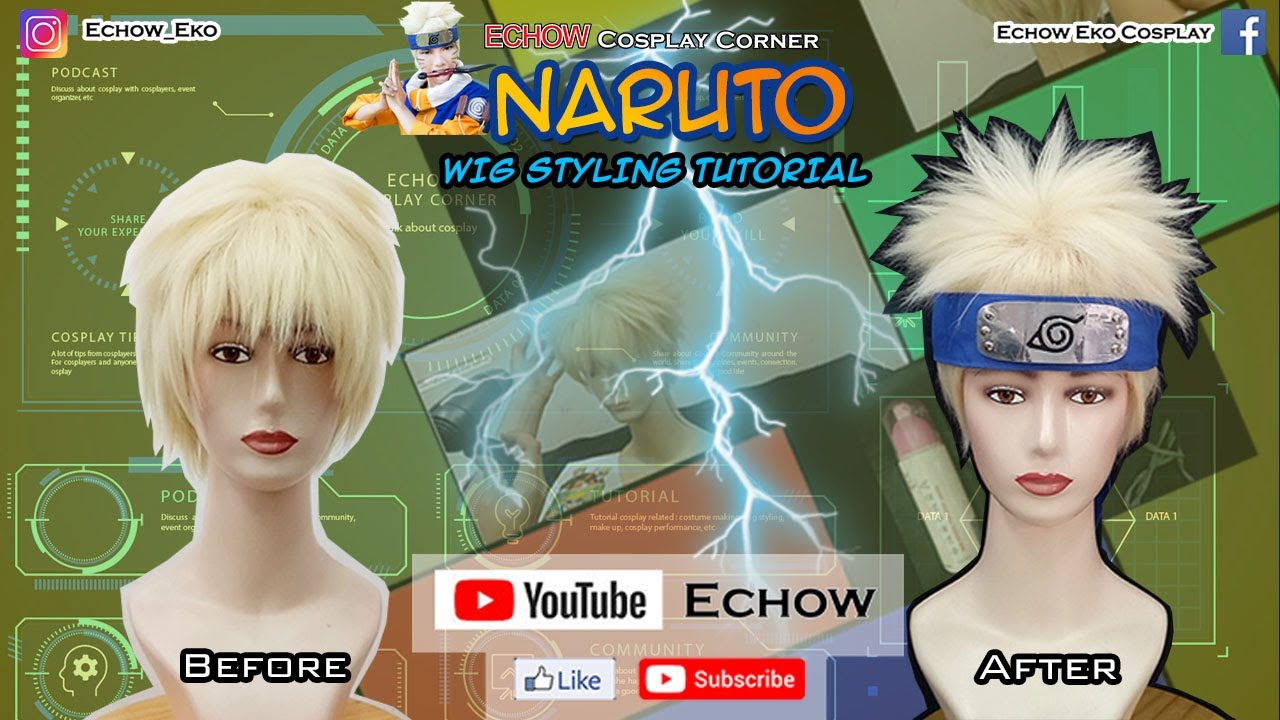 Naruto Wig Styling Tutorial