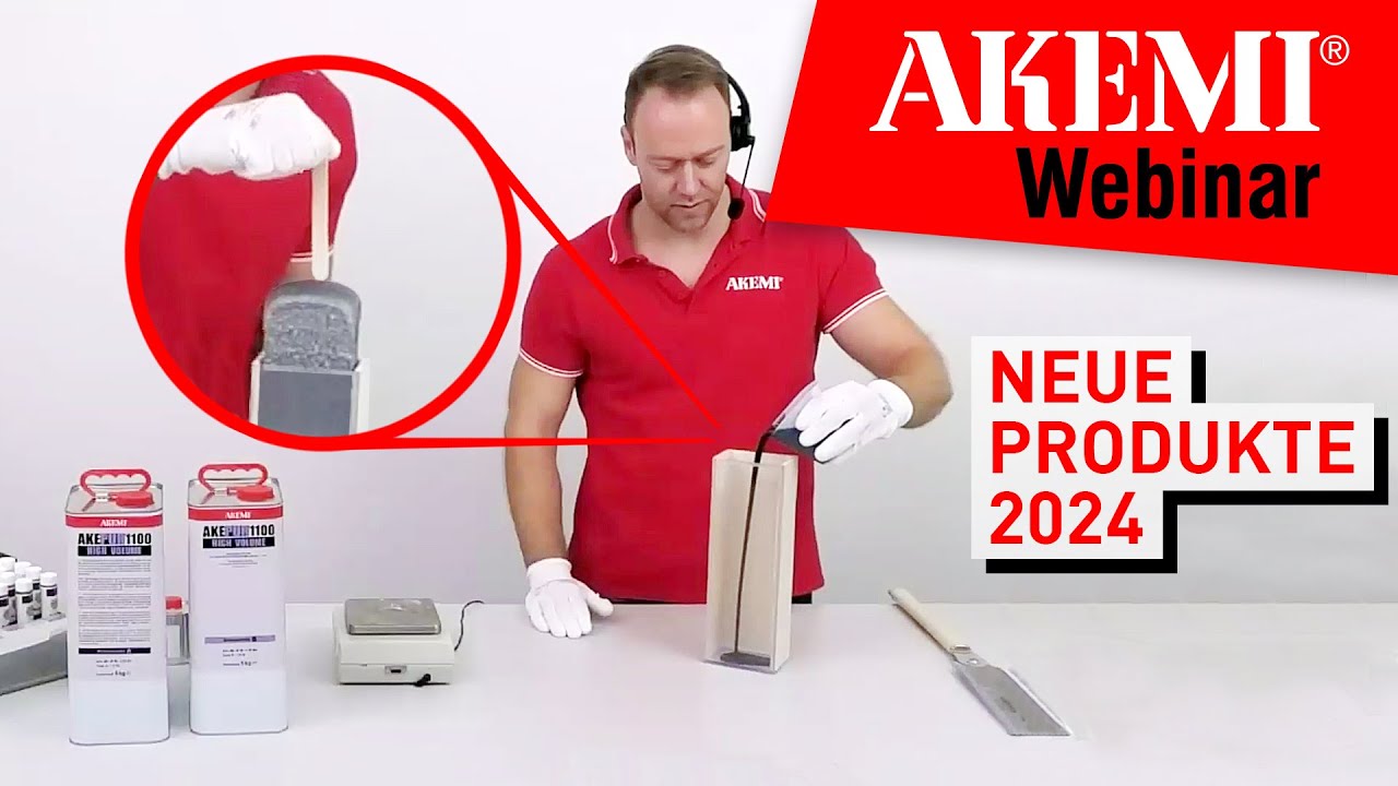 Neueinführungen 2024 - Webinar:  Grabmal, Leichtbau, elastisches Kleben & Kleinstellenreparatur