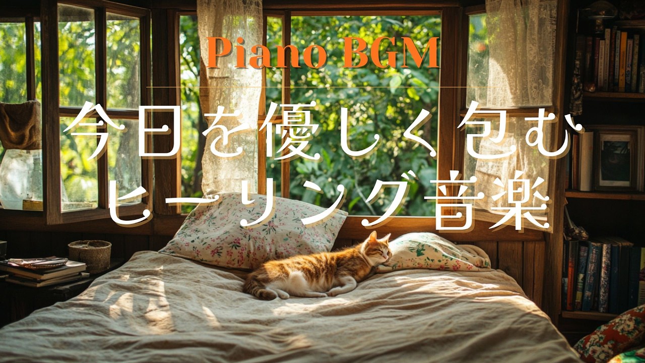 【癒しのピアノ】今日を優しく包むヒーリング音楽｜リラックス用BGM【3時間】calming・relax