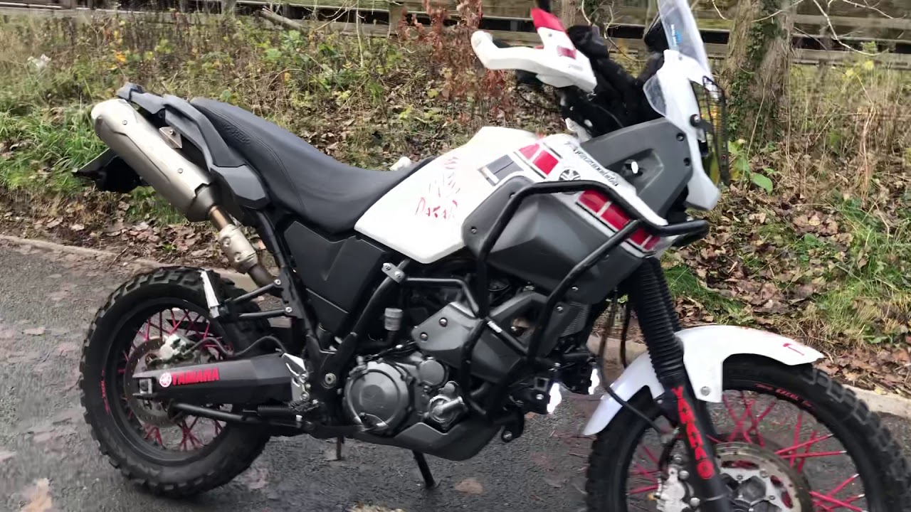 Yamaha tenere xt660z 2009, Akrapovic exhaust, heed crash bars, Kahedo seat