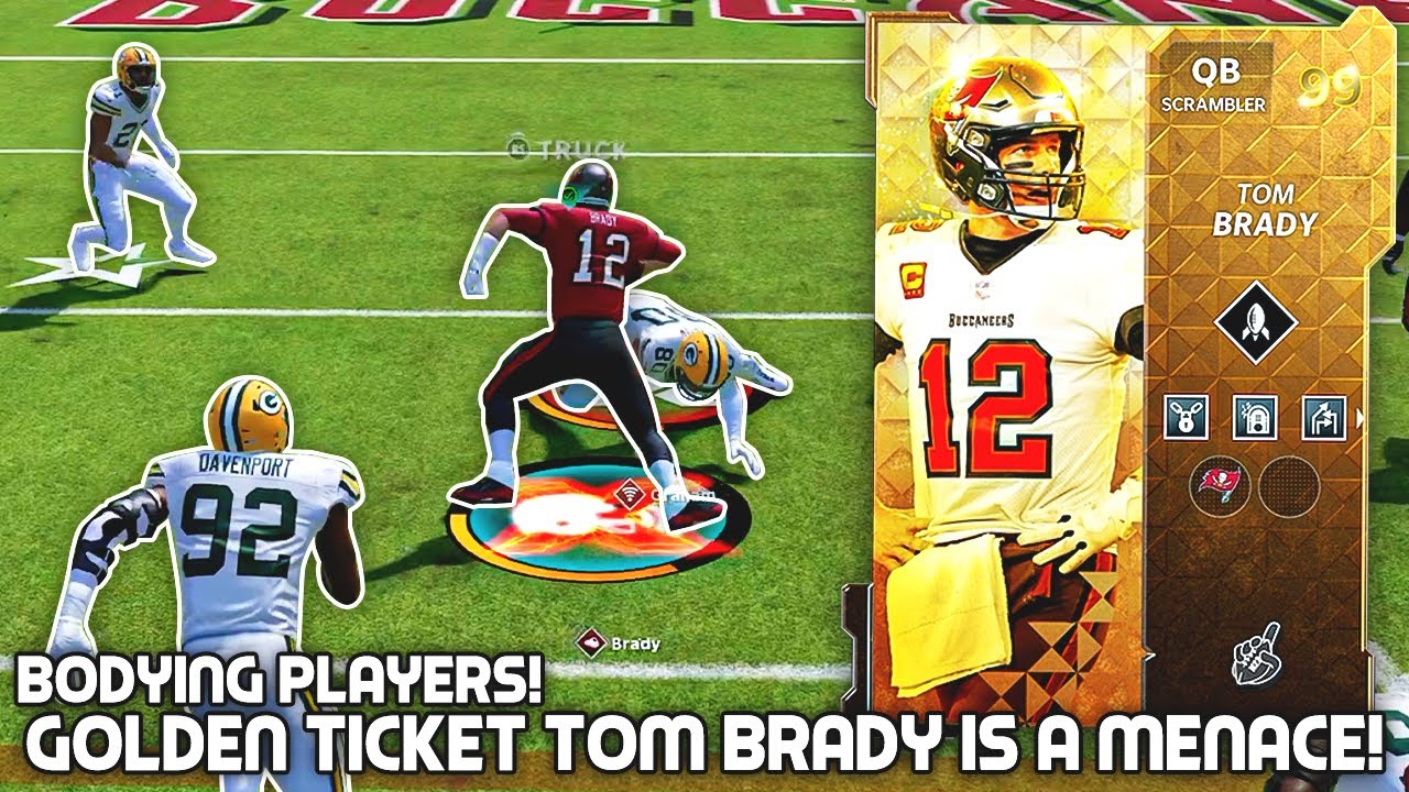 EA Added A Golden Ticket Tom Brady Card! He's a Menace! Madden 22